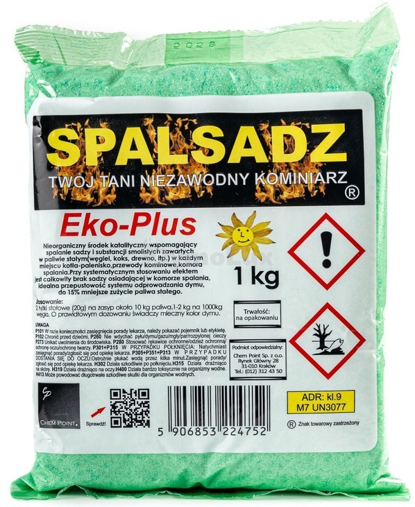Spalsadz Eko Plus 1 кг порошок для чищення димоходів